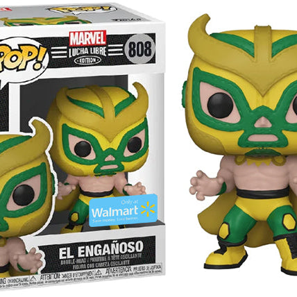Funko Pop! Marvel Lucha Libre El Engañoso #808 Walmart Exclusive