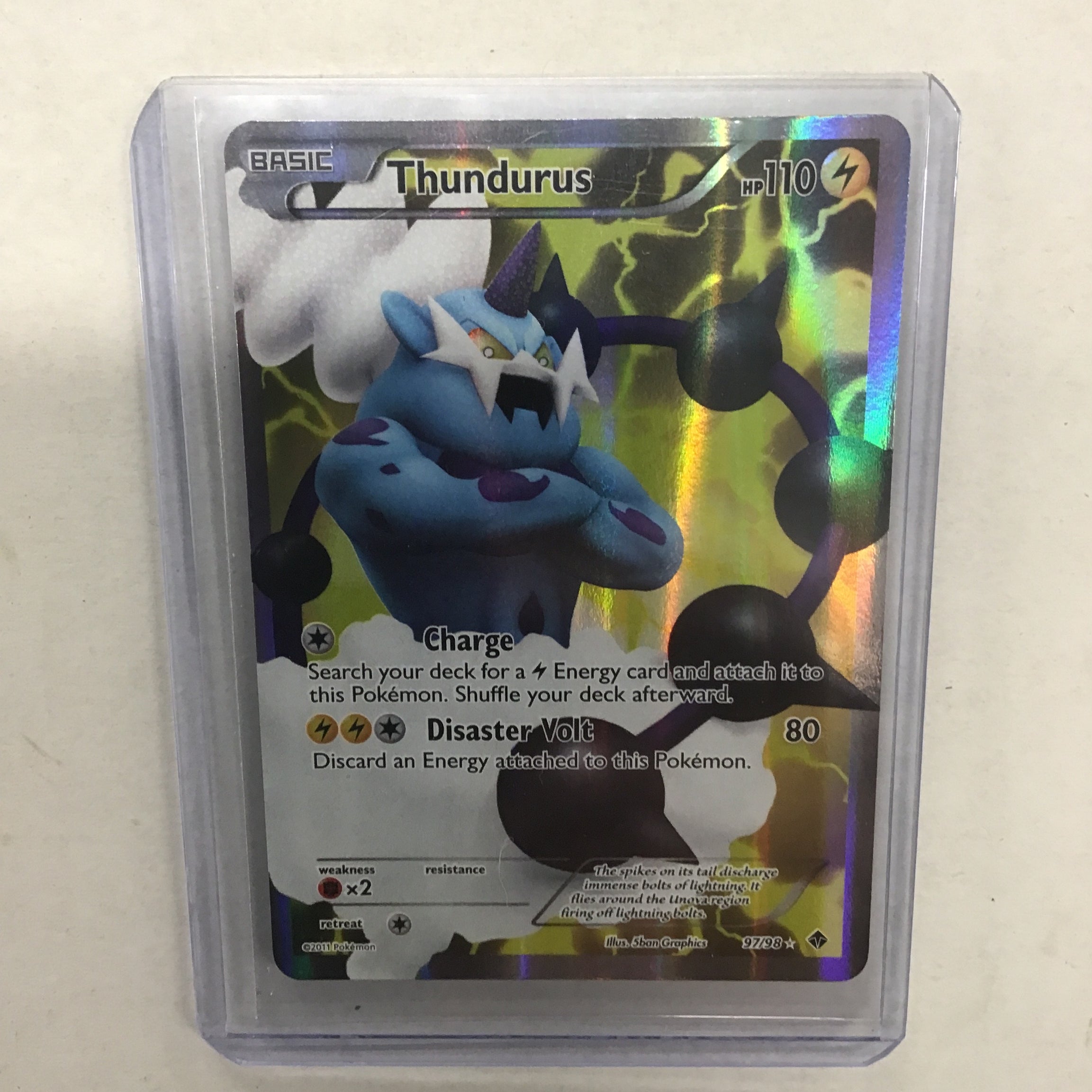 Pokémon TCG - Emerging Powers Thundurus 97/98 NM