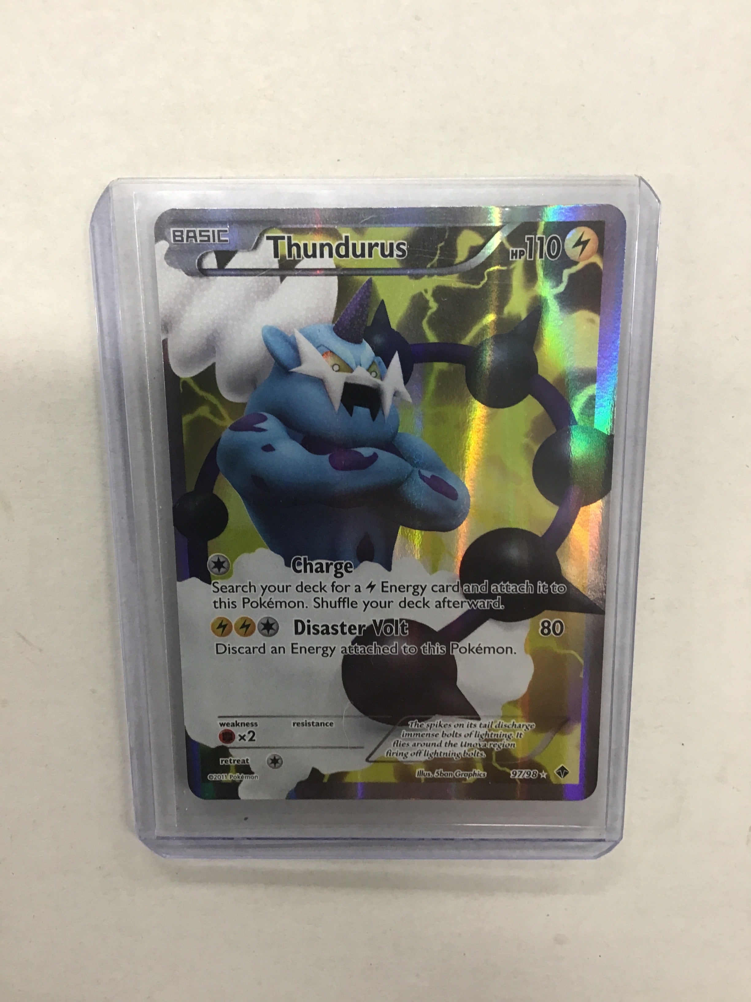 Pokémon TCG - Emerging Powers Thundurus 97/98 NM