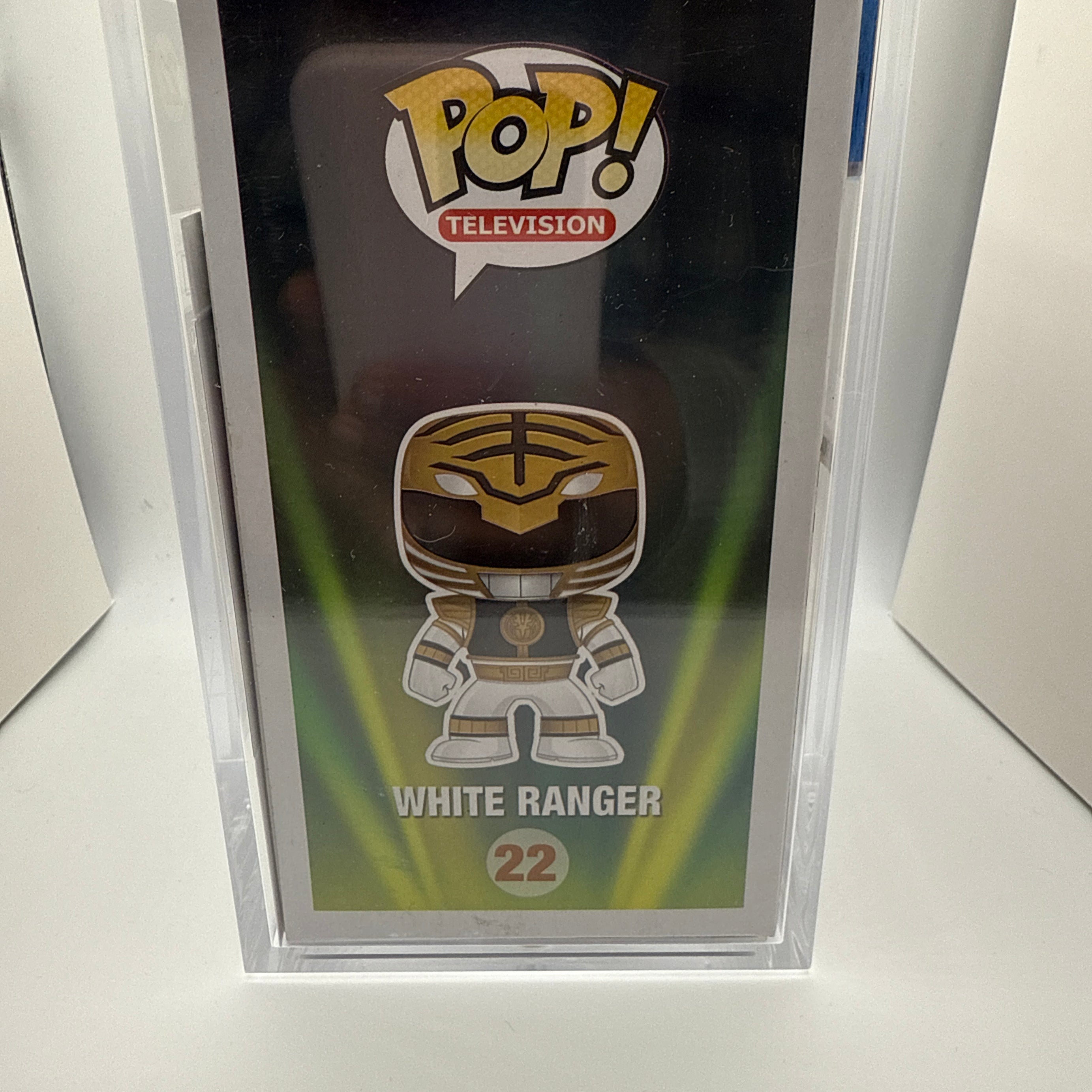 Signed Funko Pop Television, Mighty Morphin Power Rangers White Ranger #22