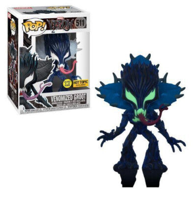 Funko Pop! Marvel Venom Venomized Groot #511 GITD Hot Topic Exclusive