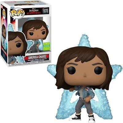 Funko Pop! Marvel Studios Doctor Strange In The Multiverse Of Madness America Chavez #1070 2022 SDCC Exclusive
