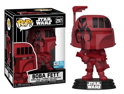Funko Pop! Star Wars Boba Fett #297 WonderCon 2020 Official Sticker Exclusive