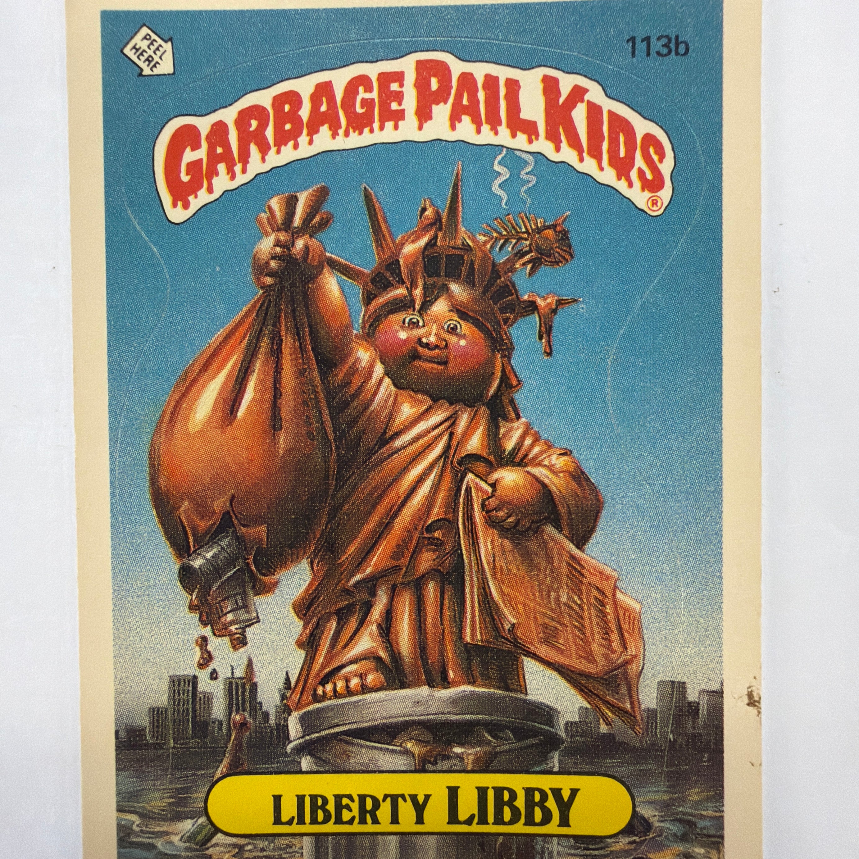 Garbage Pail Kids - 1986 Liberty Libby #113b