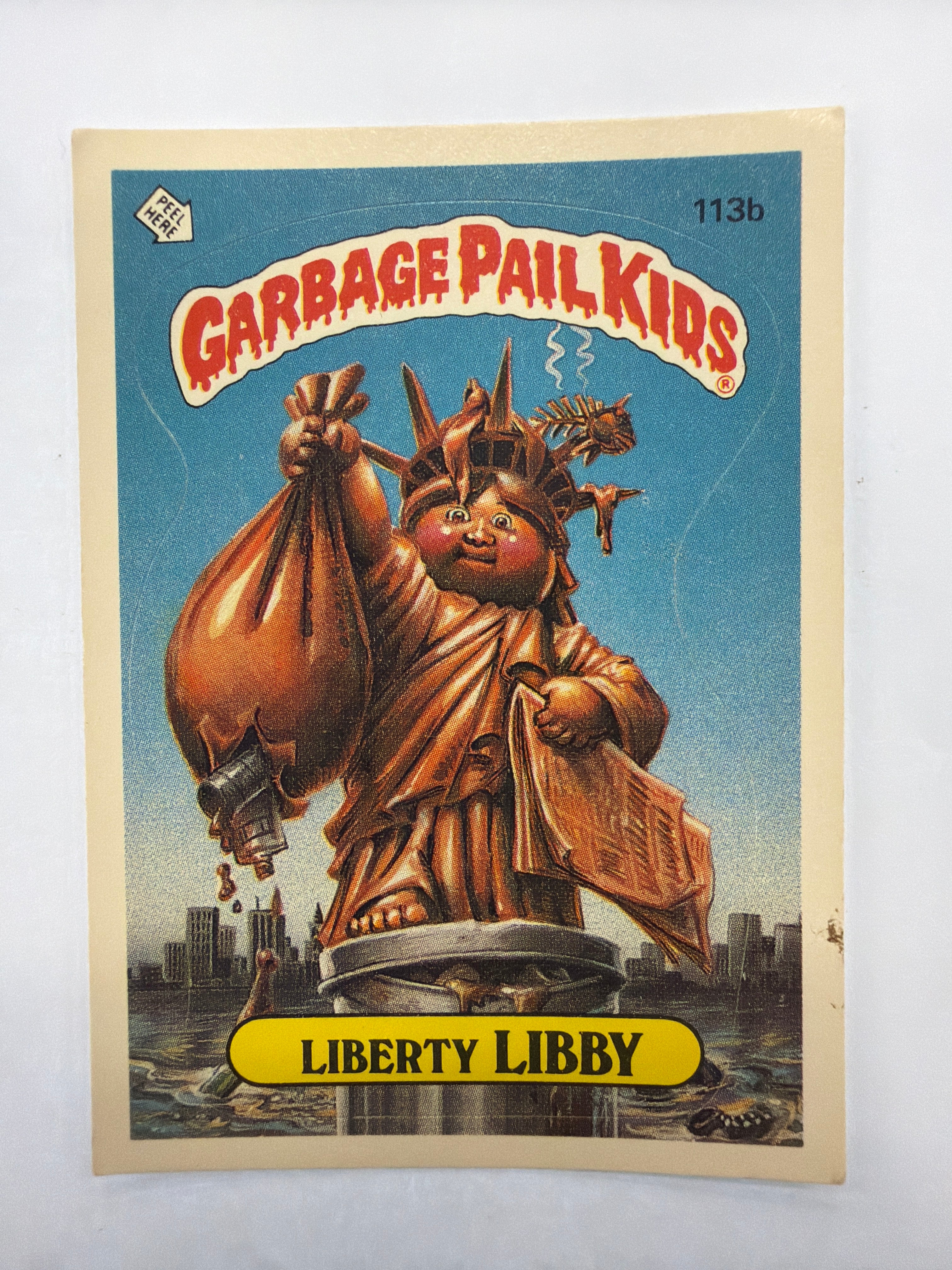 Garbage Pail Kids - 1986 Liberty Libby #113b