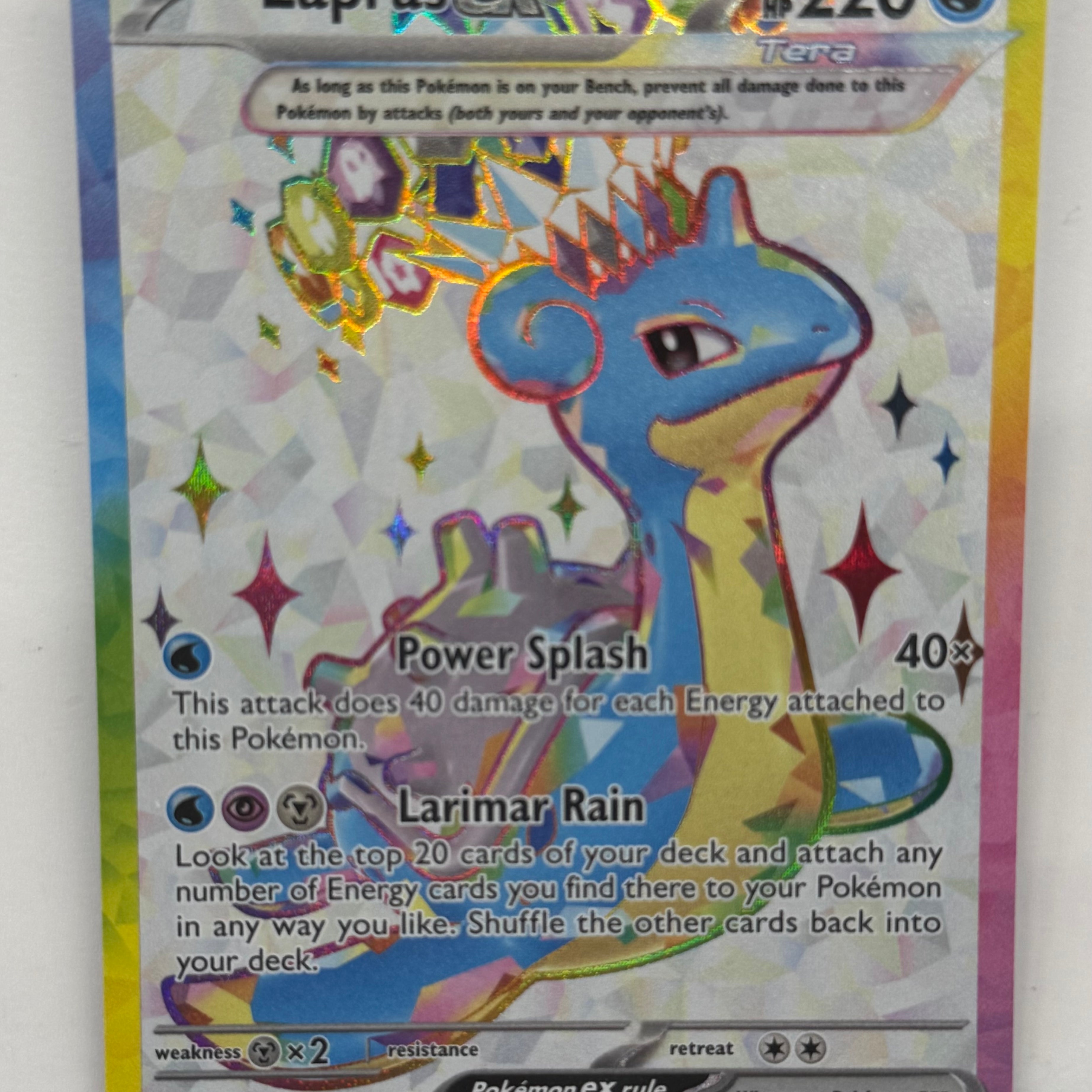Pokémon TCG - Stellar Crown Lapras EX 158/142 NM