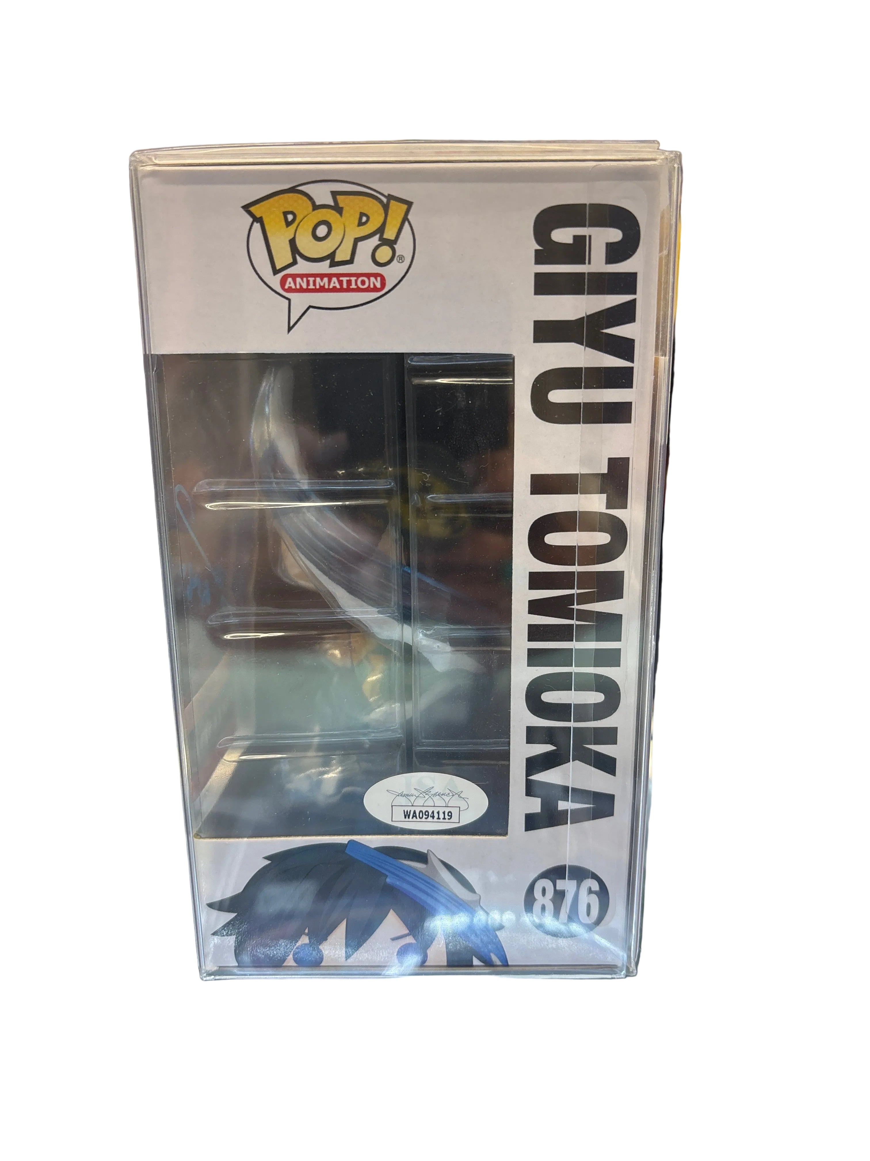 SIGNED Funko Pop! Animation Demon Slayer Giyu Tomioka AAA Anime Exclusive #876