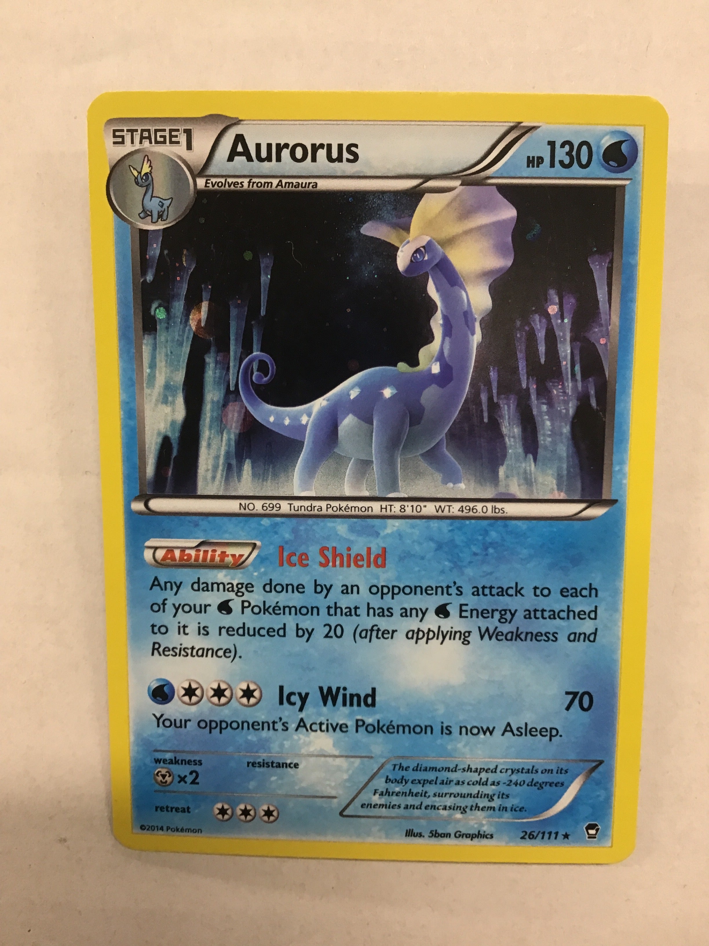 Pokémon TCG - Furious Fists Aurorus 26/111 NM