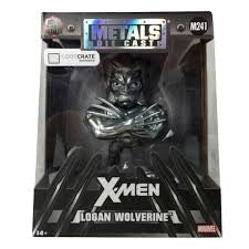 Marvel X-Men Wolverine Raw Metals Die Cast Figure – Raw Adamantium Logan LootCrate Exclusive