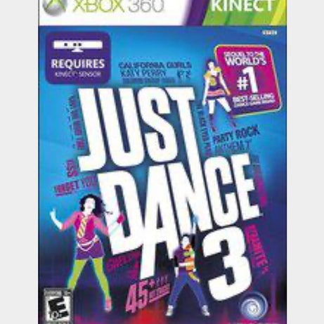 XBOX 360 Just Dance 3 Video Game
