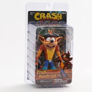 Neca Crash Bandicoot with Crate Replica