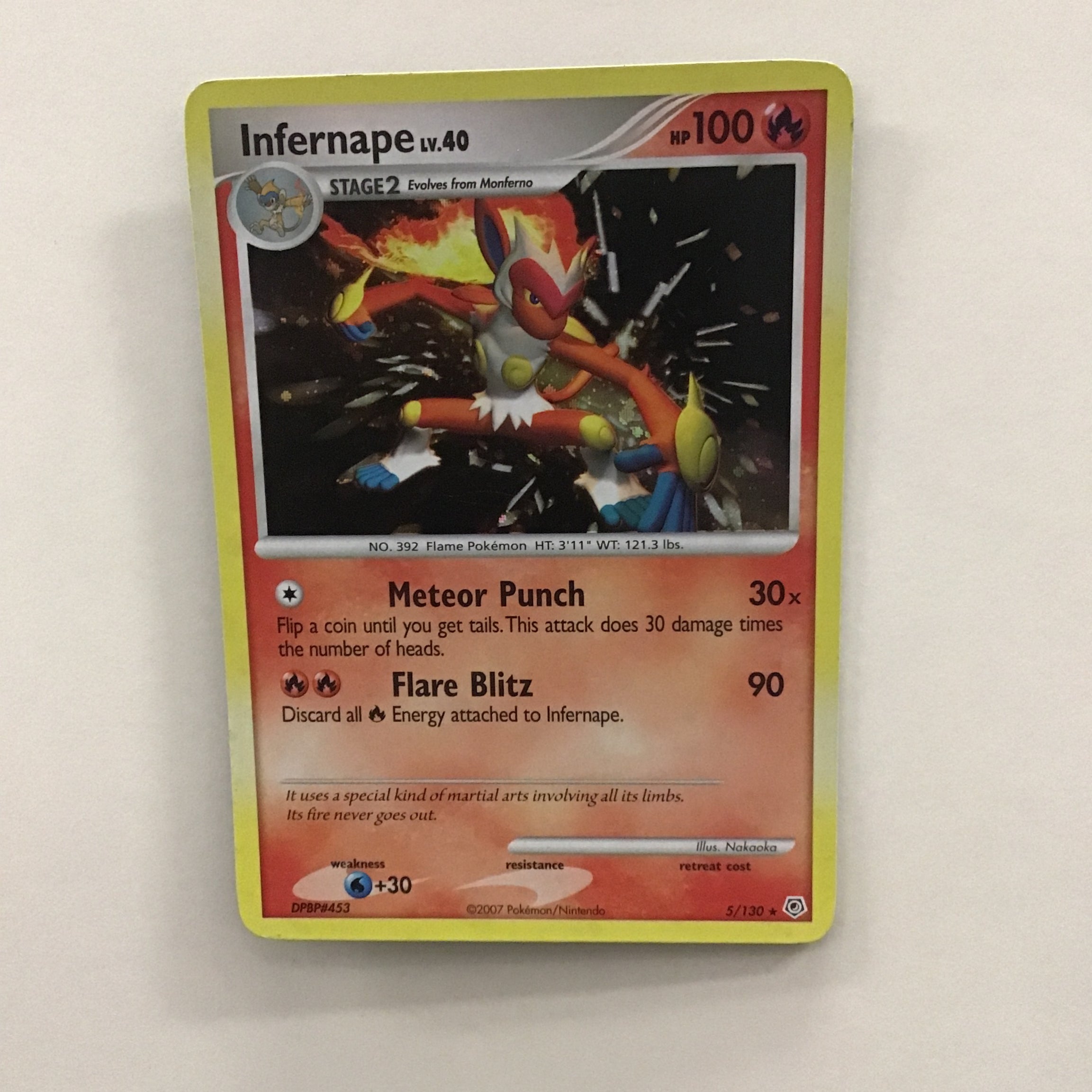 Pokémon TCG - Diamond & Pearl Infernape 5/130 NM