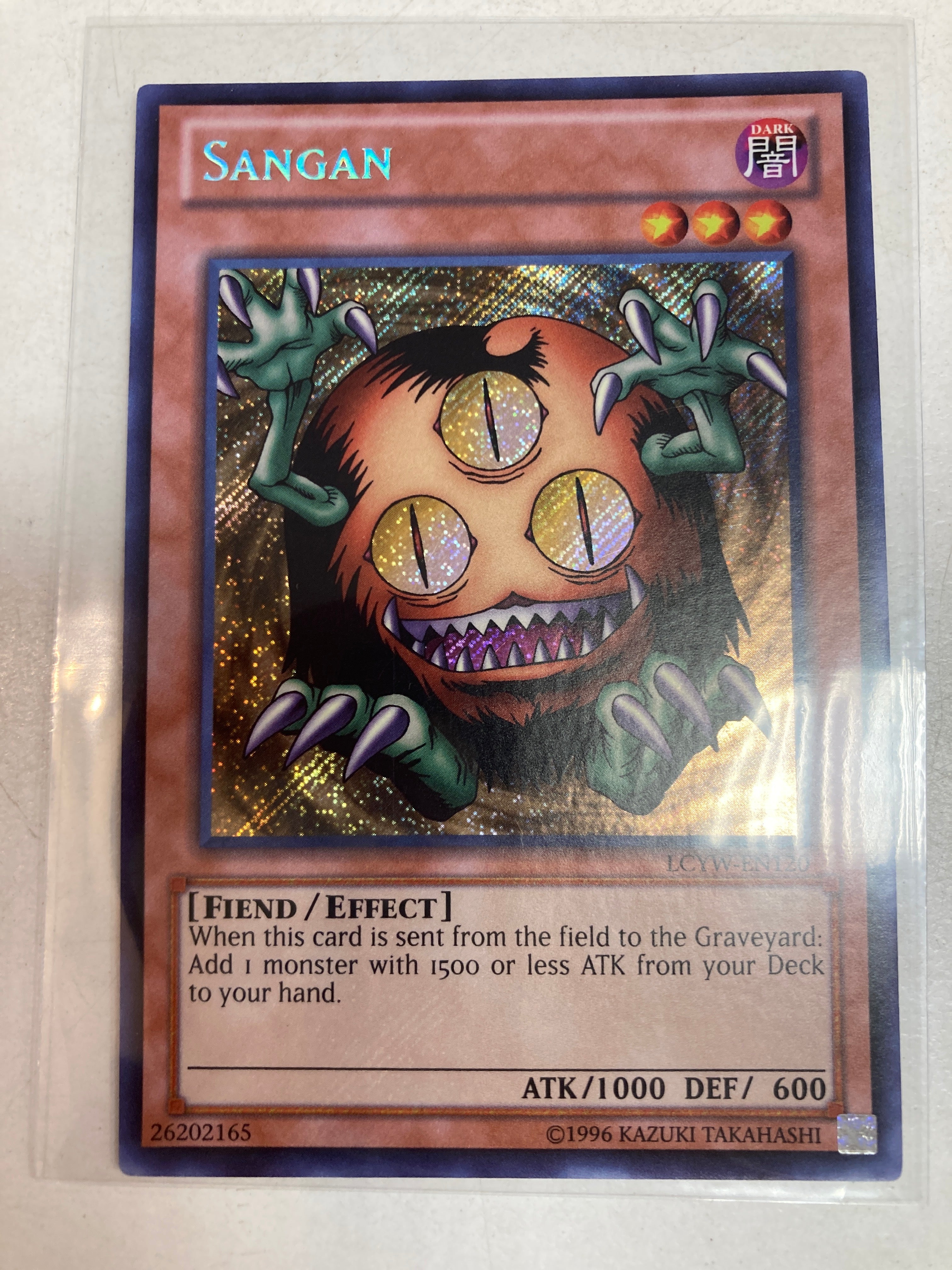Yugioh TCG Sangan LCYW-EN120 Secret Rare Mint True Believers Gaming and Collectibles Yugioh TCG Sangan LCYW-EN120 Secret Rare Mint True Believers Gaming and Collectibles