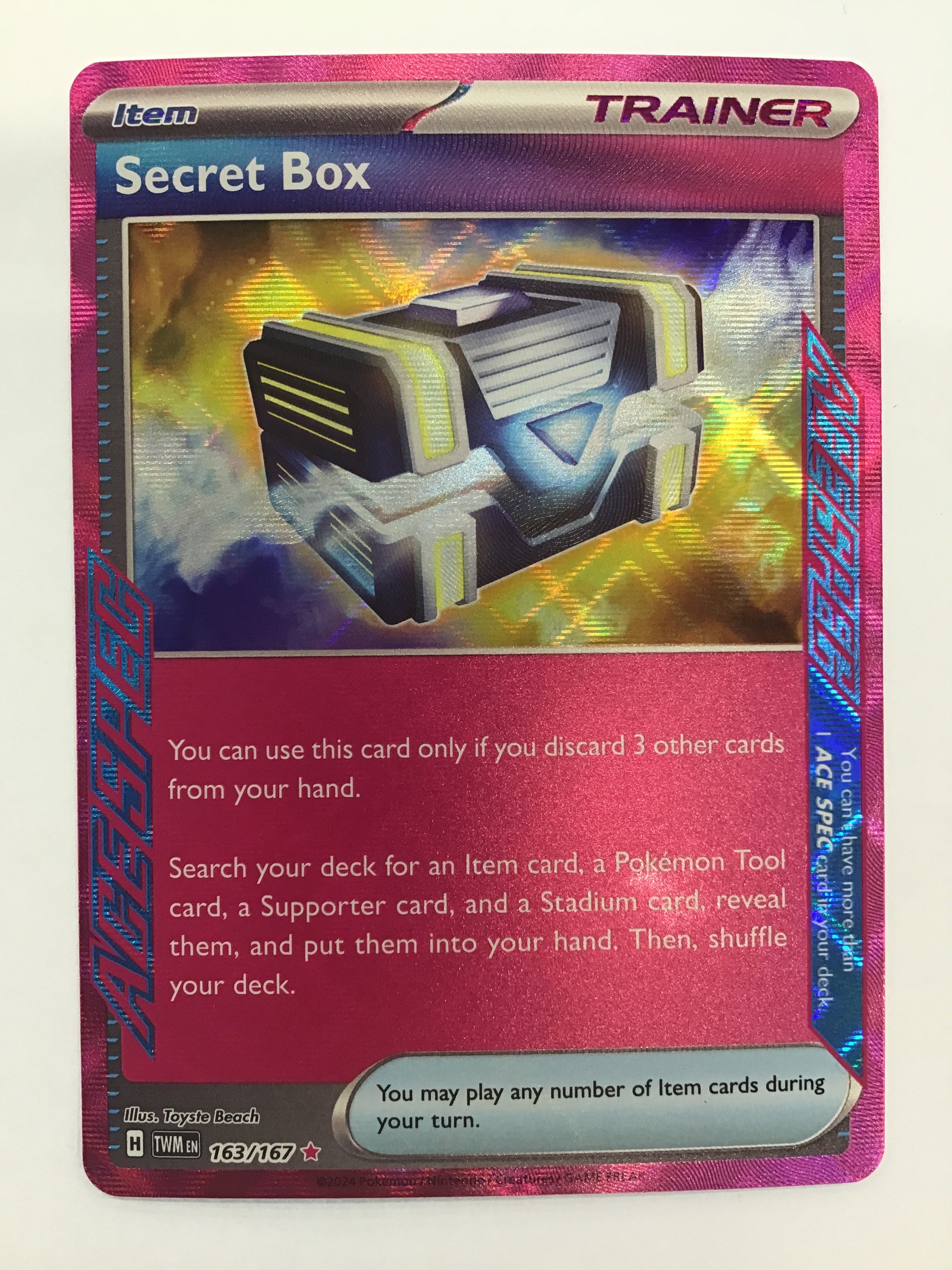 Pokémon TCG - Twilight Masquerade Secret Box 163/167 NM
