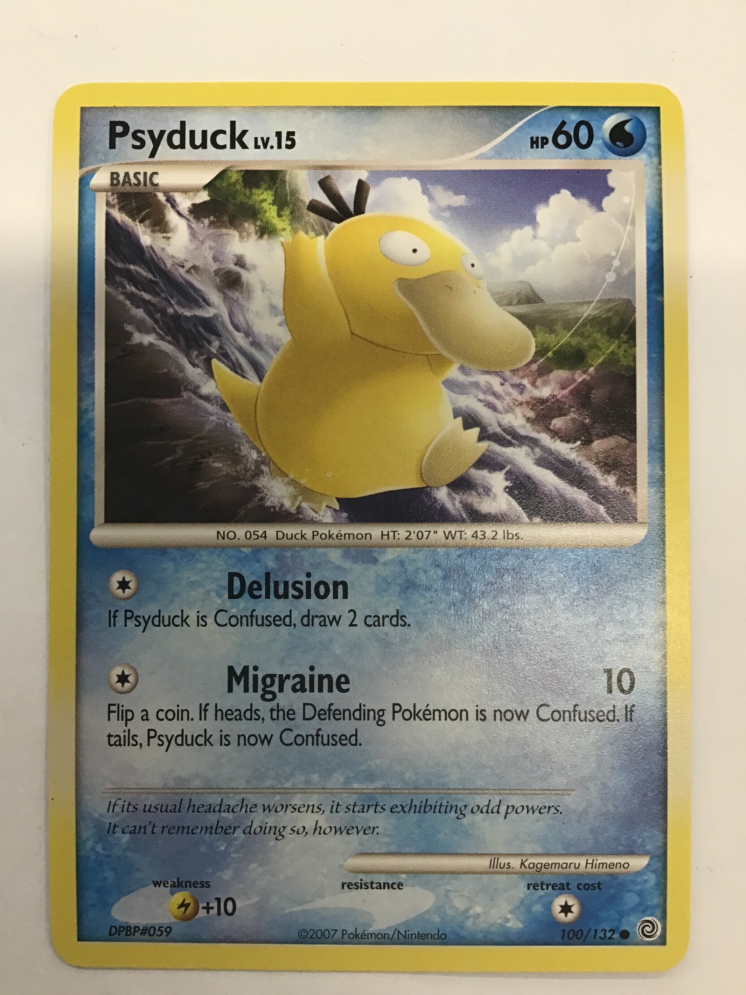 Pokémon TCG - Secret Wonders Psyduck 100/132 NM