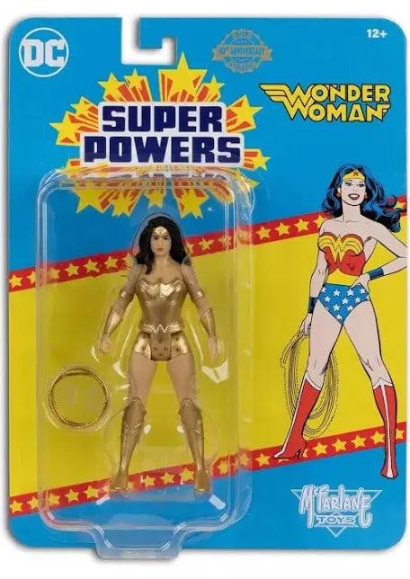 McFarlane Toys DC Super Powers Wonder Woman Gold Chase Action Figure