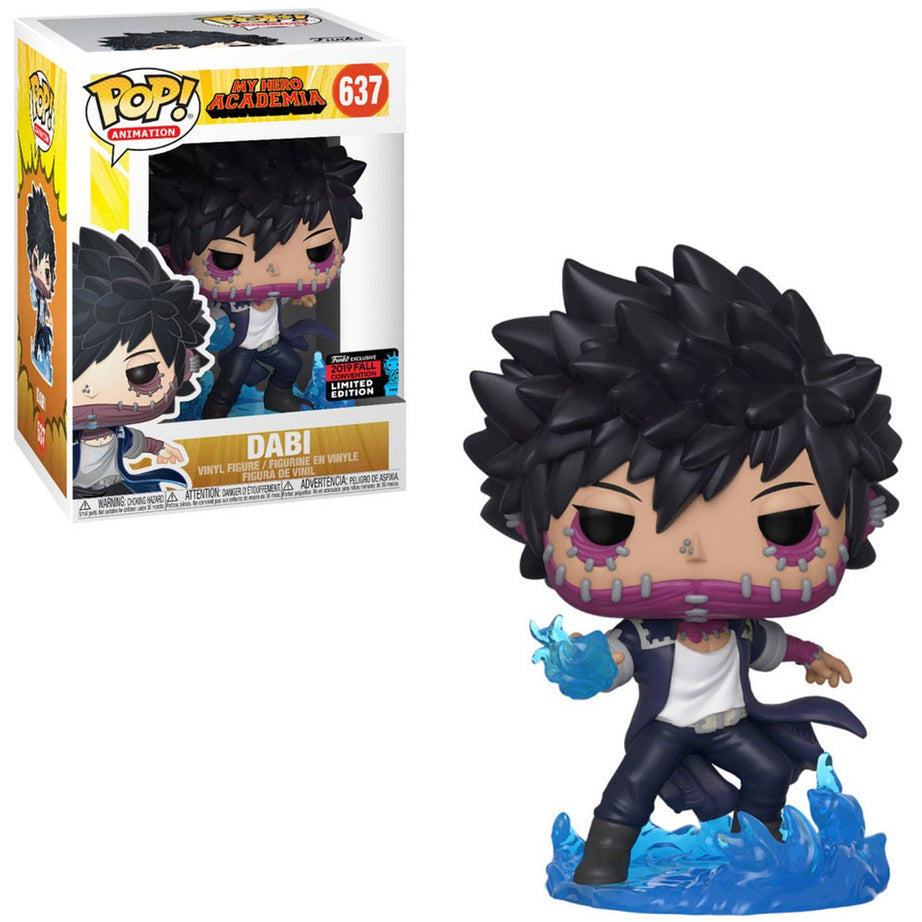 Funko Pop! Animation My Hero Academia Dabi #637 NYCC 2019 Shared Sticker Exclusive
