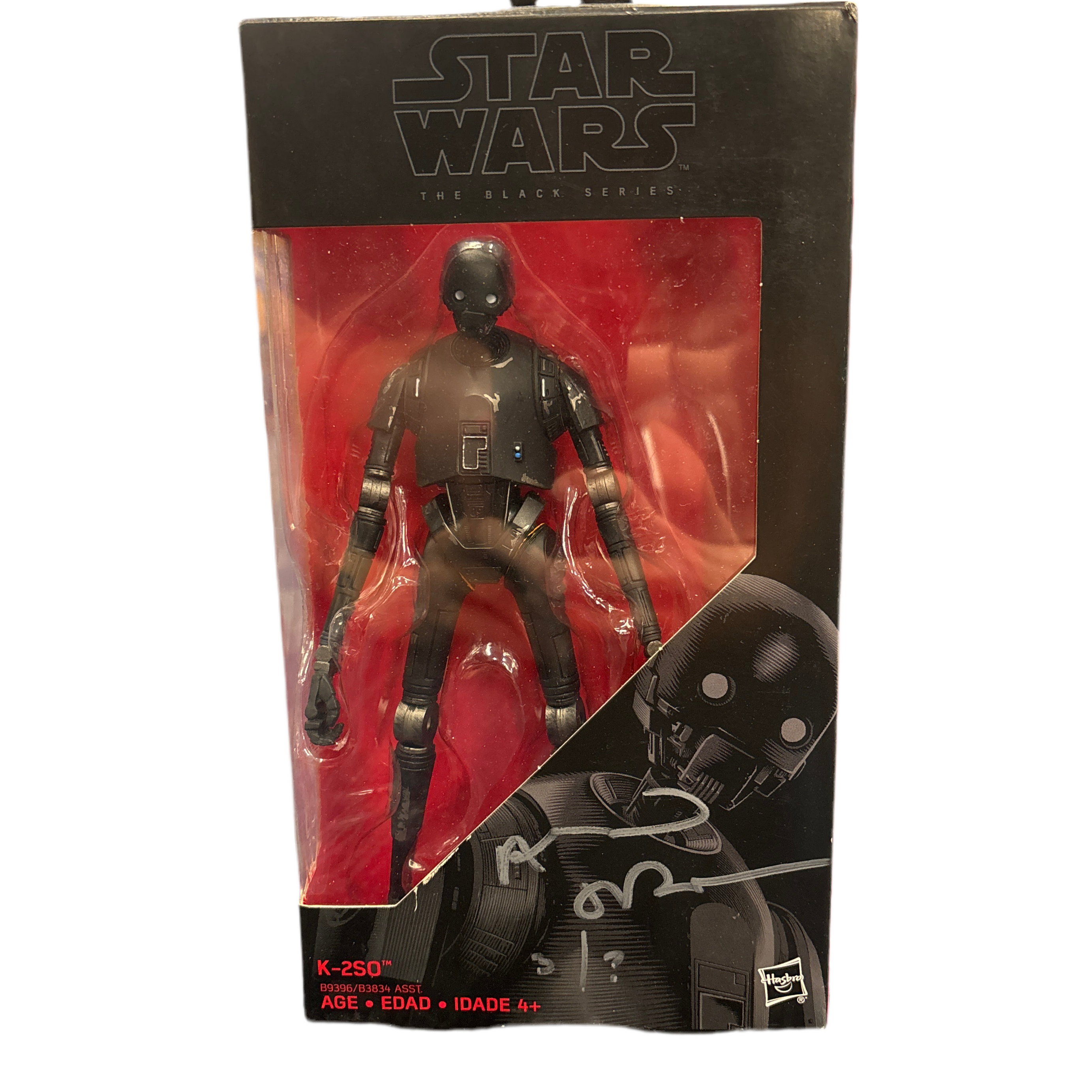 SIGNED Hasbro Star Wars The Black Series K-2SO Action Figure