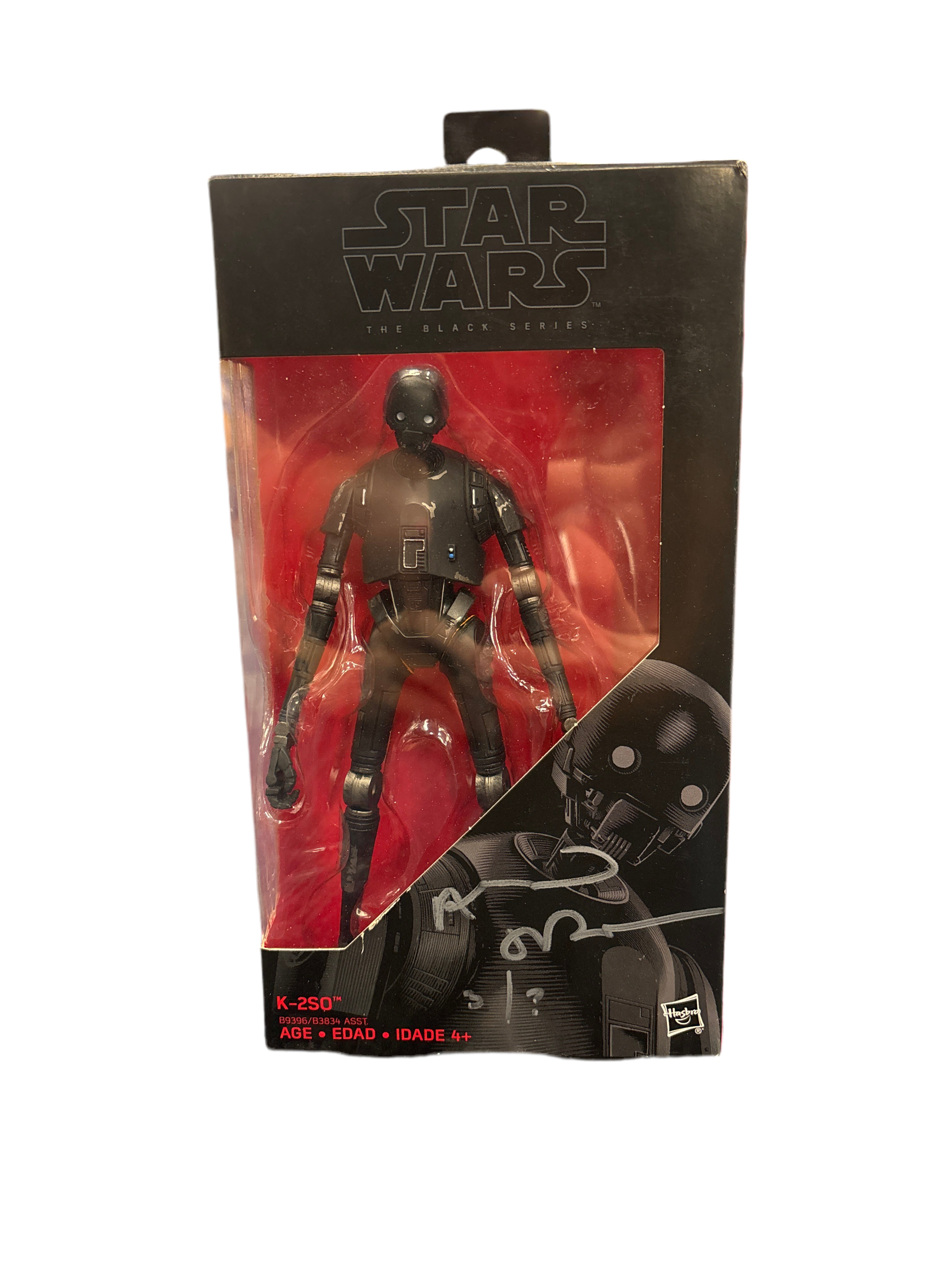 SIGNED Hasbro Star Wars The Black Series K-2SO Action Figure