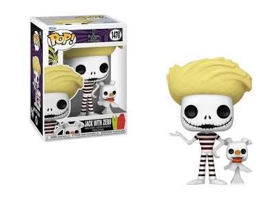 Funko Pop! Disney The Nightmare Before Christmas Jack with Zero #1470