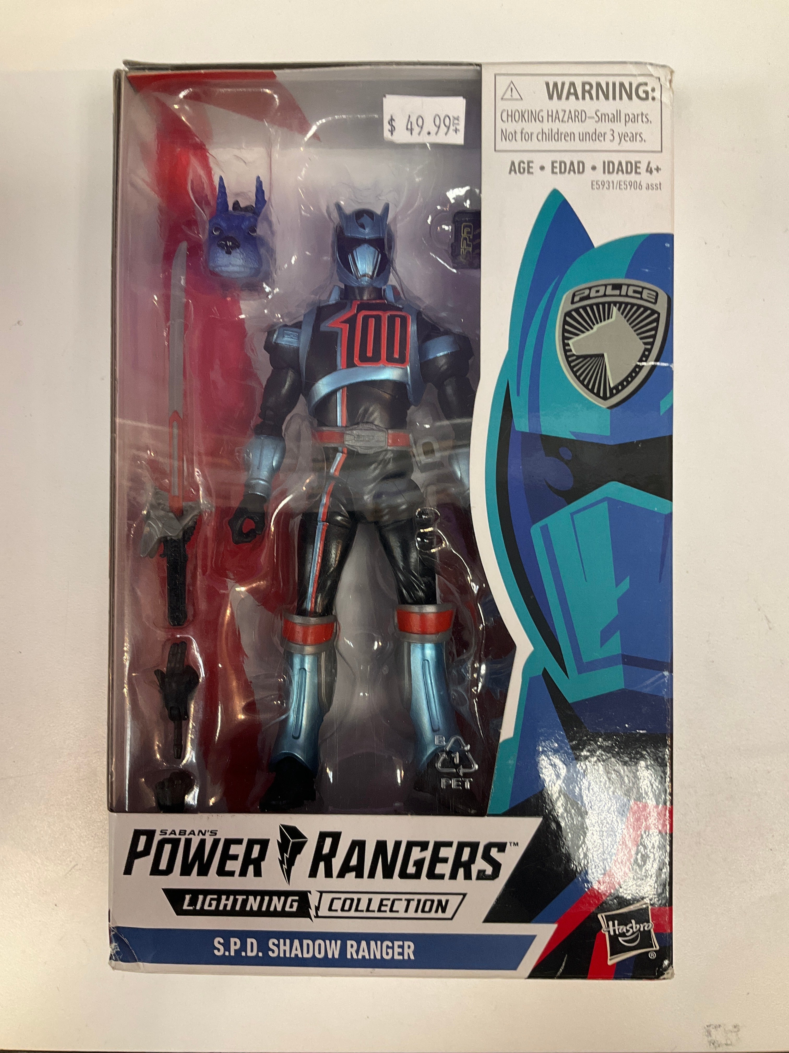 Hasbro Power Rangers S.P.D. Shadow Ranger Lightning Collection – True ...