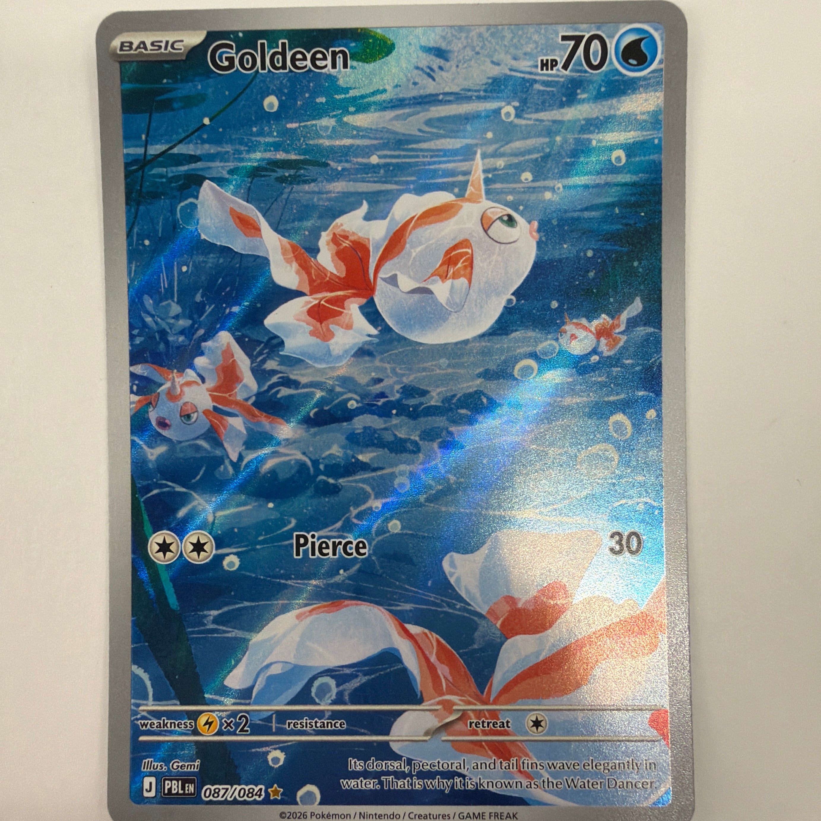 Pokémon TCG - Pitch Black Goldeen 087/084 NM