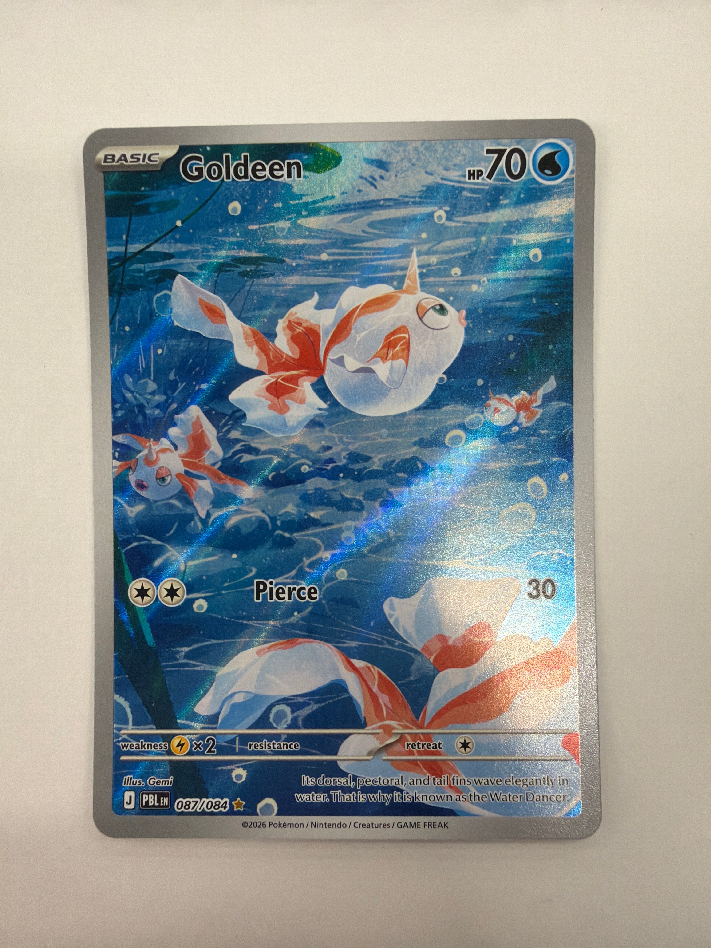 Pokémon TCG - Pitch Black Goldeen 087/084 NM