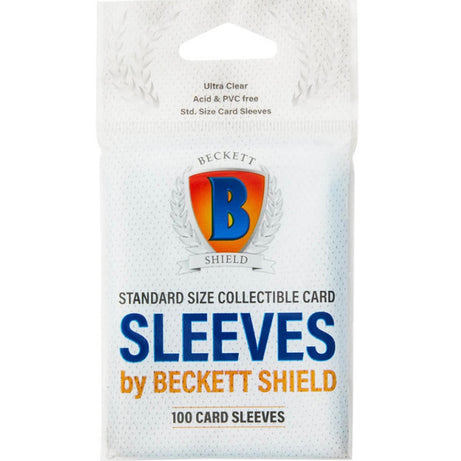 Beckett Shield 100 Count Standard Size Card Sleeves