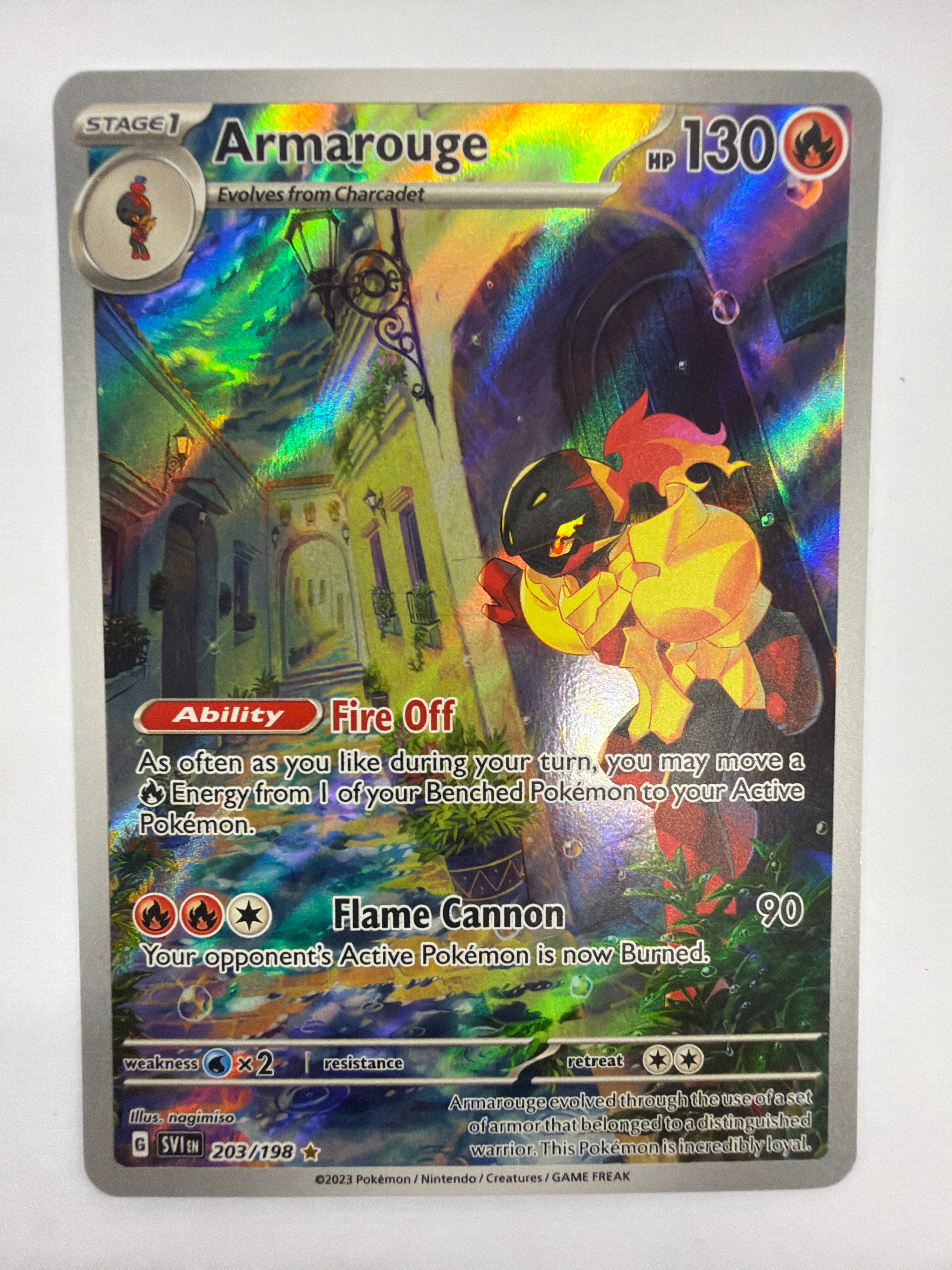 Pokémon TCG - Scarlet & Violet Armarouge 203/198 NM