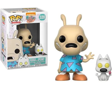 Funko Pop! Animation Nickelodeon Rockos Modern Life Rocko with Spunky #320