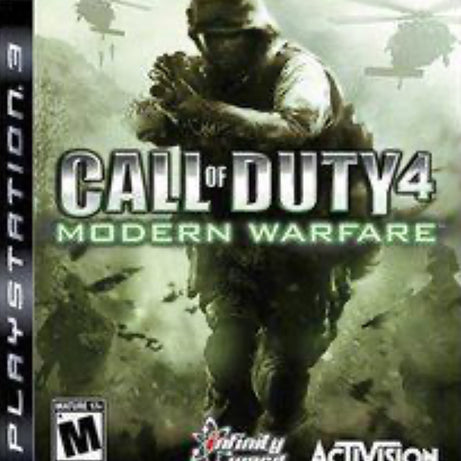 PS3 Call of Duty 4 Modern Warfare Video Game