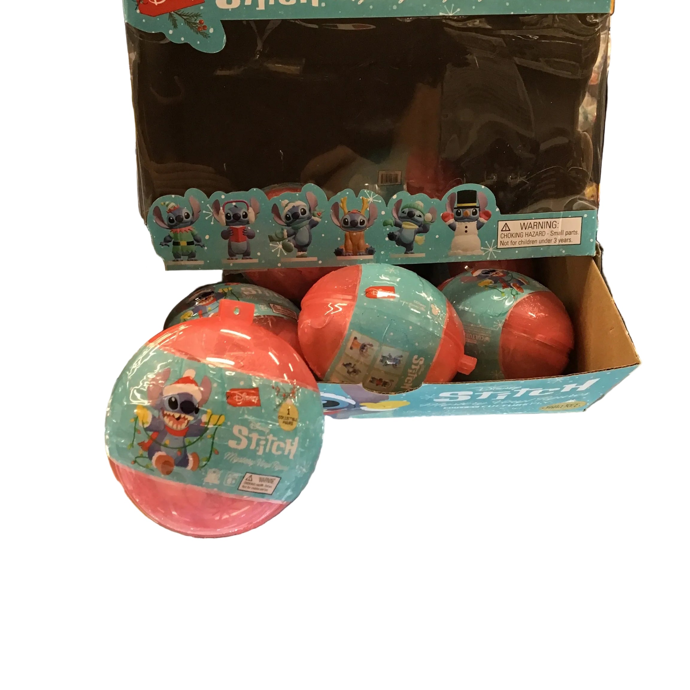 CultureFly Disney Stitch Mystery Christmas Vinyl Figures