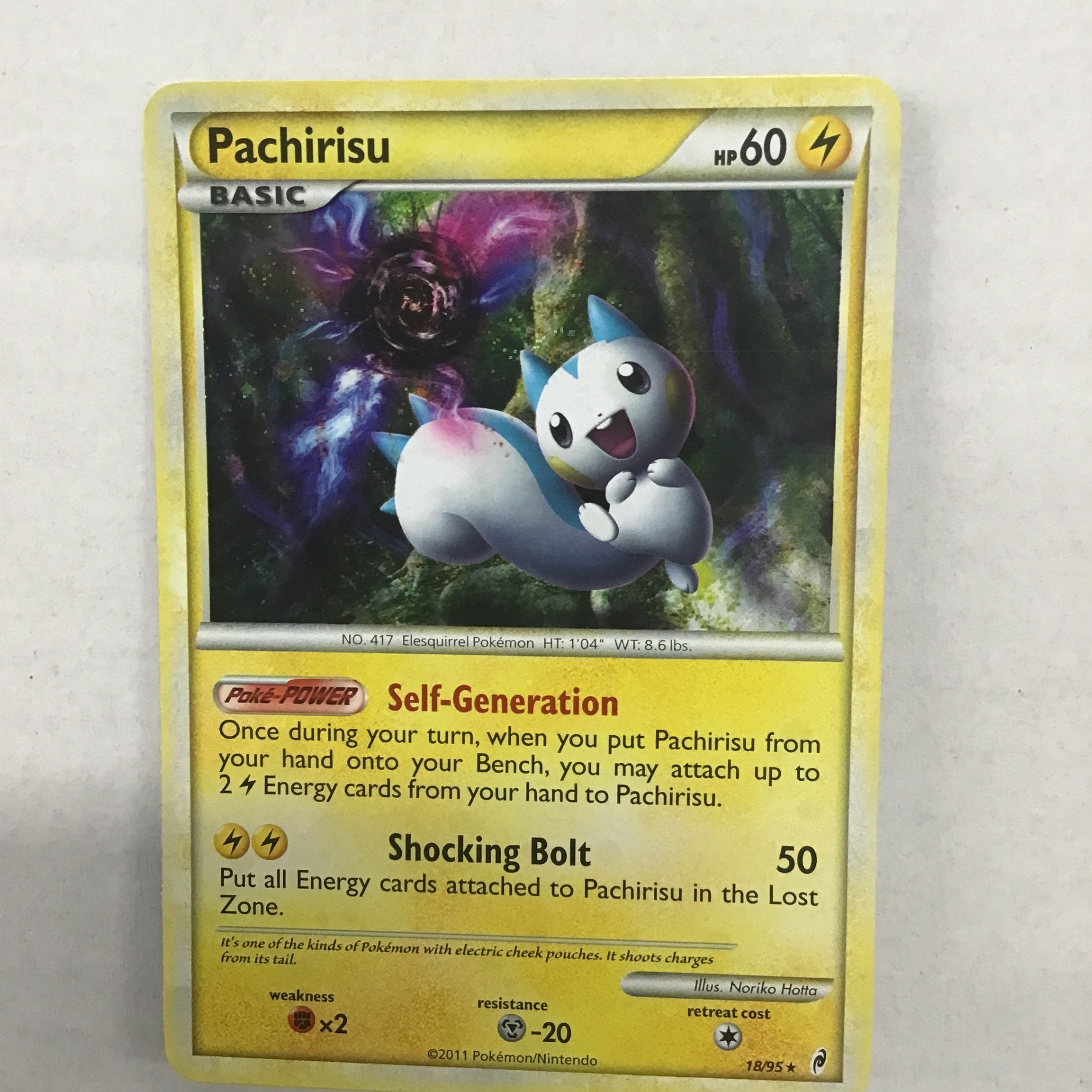 Pokémon TCG - Call of Legend Pachirisu 18/95 NM