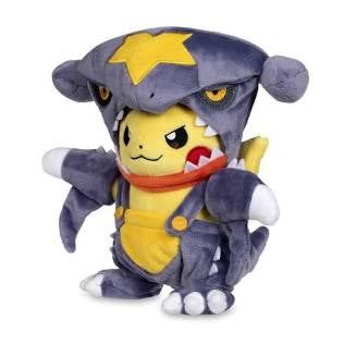 Pokémon Pikachu Wearing Garchomp Poncho Plush