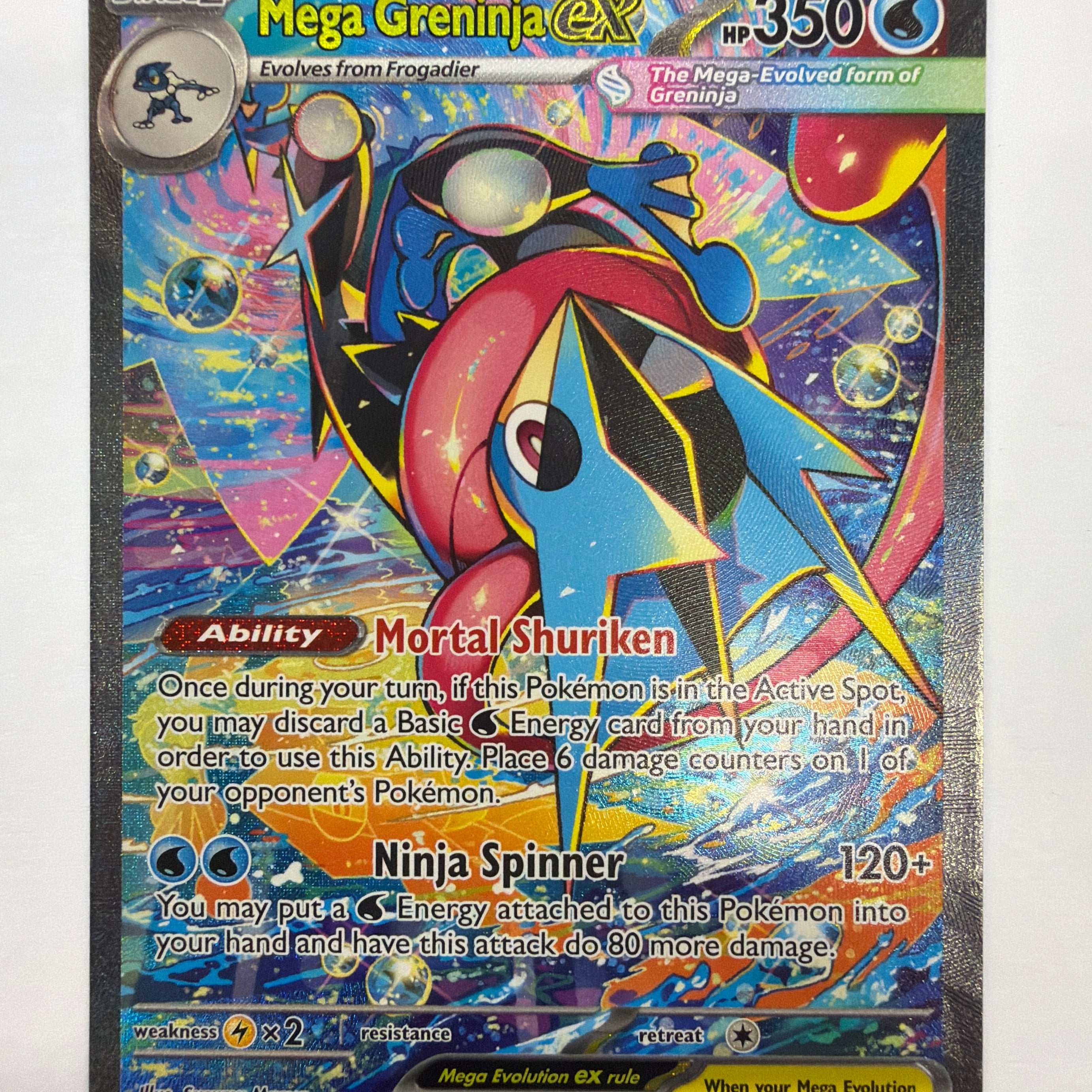 Pokémon TCG - Chaos Rising Mega Greninja ex 116/086 NM