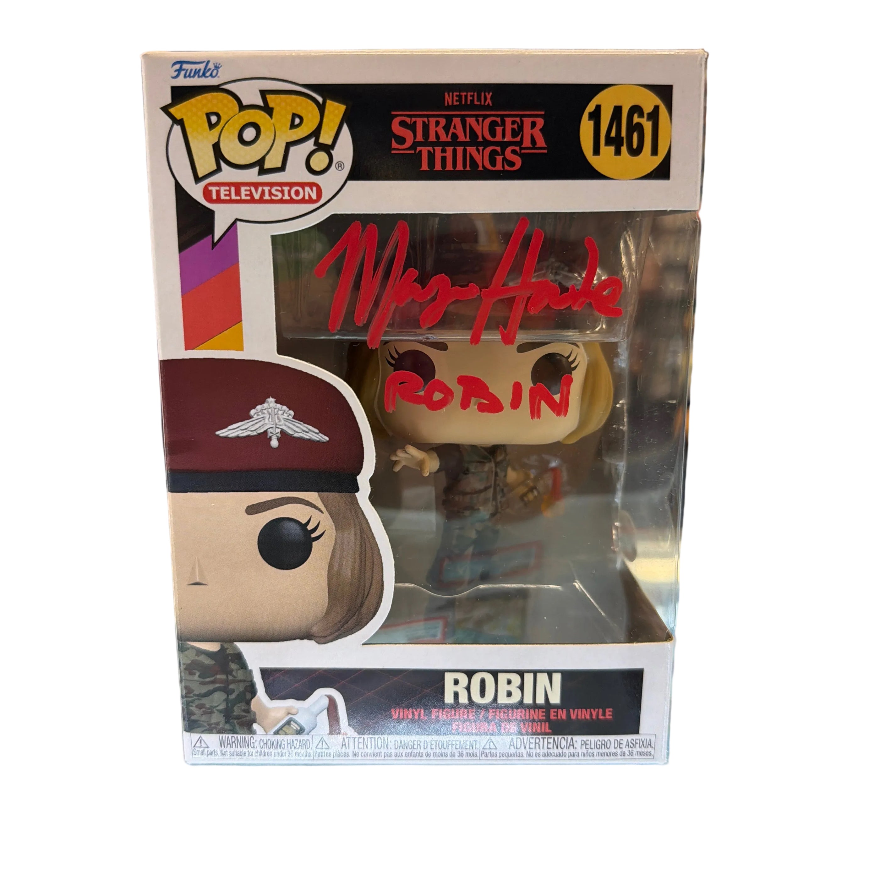 (SIGNED) Funko Pop! Television Stranger Things Robin #1461