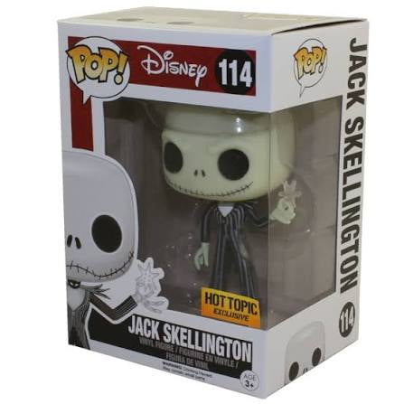 Funko Pop! Disney The Nightmare Before Christmas Jack Skellington Hot Topic Exclusive #114