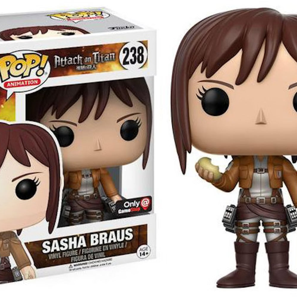 Funko Pop! Animation Attack On Titan Sasha Braus #238 GameStop Exclusive