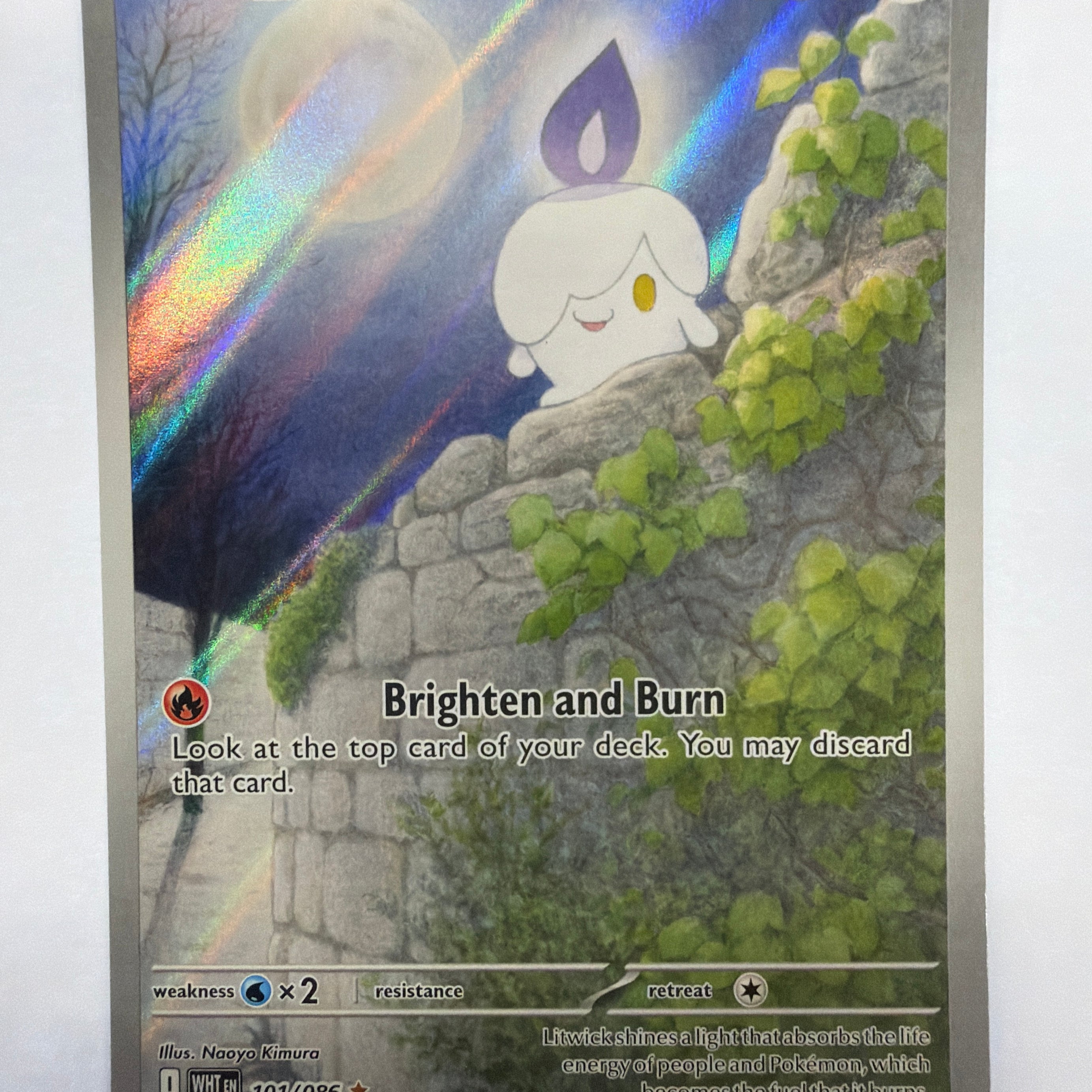 Pokémon TCG - White Flare Litwick 101/086 NM