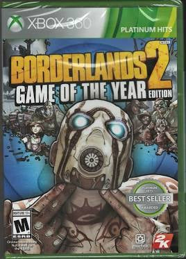 XBOX 360 Borderlands 2 Game Of The Year Edition Video Game