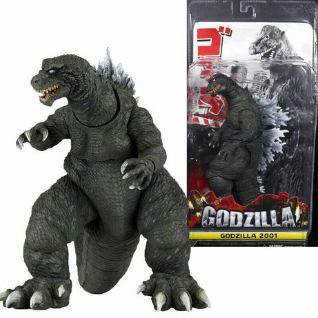 CARDED NECA Godzilla 2001 Articulated Figure CLEAR BOX