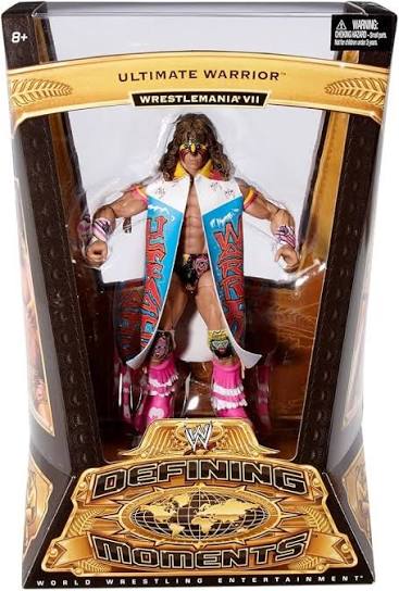 Mattel WWE Defining Moments Ultimate Warrior WrestleMania VII Action Figure