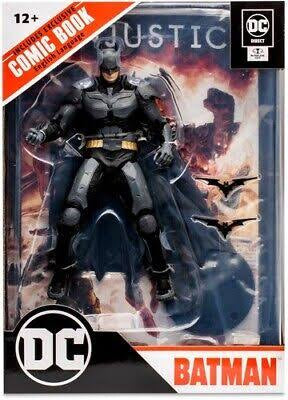 Mcfarlane DC Direct Page Punchers Injustice 2 Batman Action Figure with Comic
