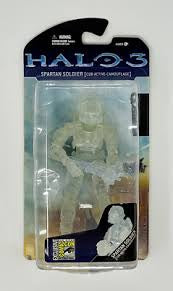 McFarlane Halo 3 Comic Con Exclusive Spartan Soldier CQB Active Camo SDCC