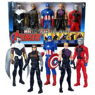 Hasbro Marvel Avengers Titan Hero Series Marvels Falcon Winter Soldier Captain America Marvels Hawkeye Ant-Man Target Exclusive Action Figures