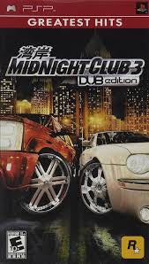 PSP Midnight Club 3 DUB Edition Video Game