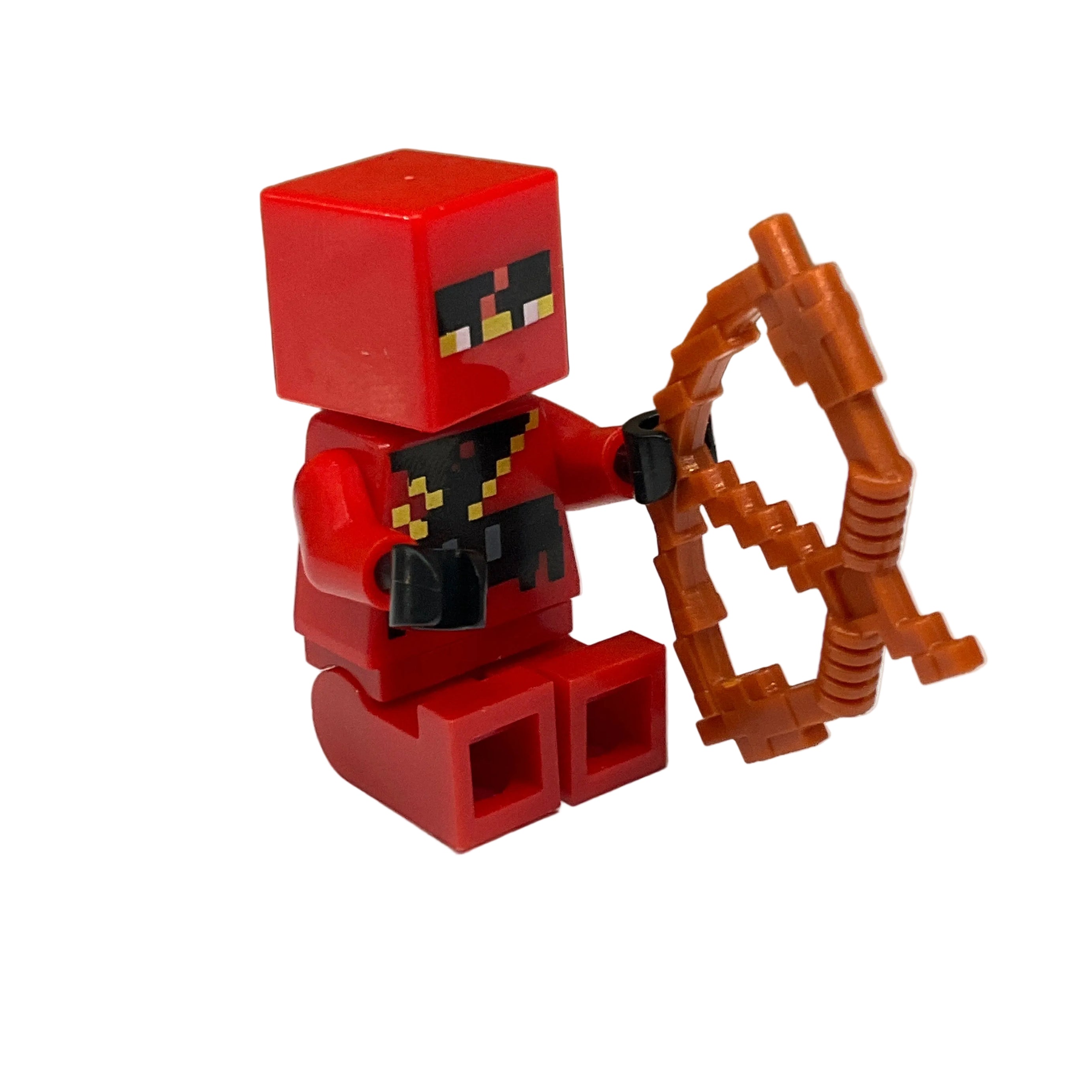 Minecraft Red Skin #1 Mini Block Figure