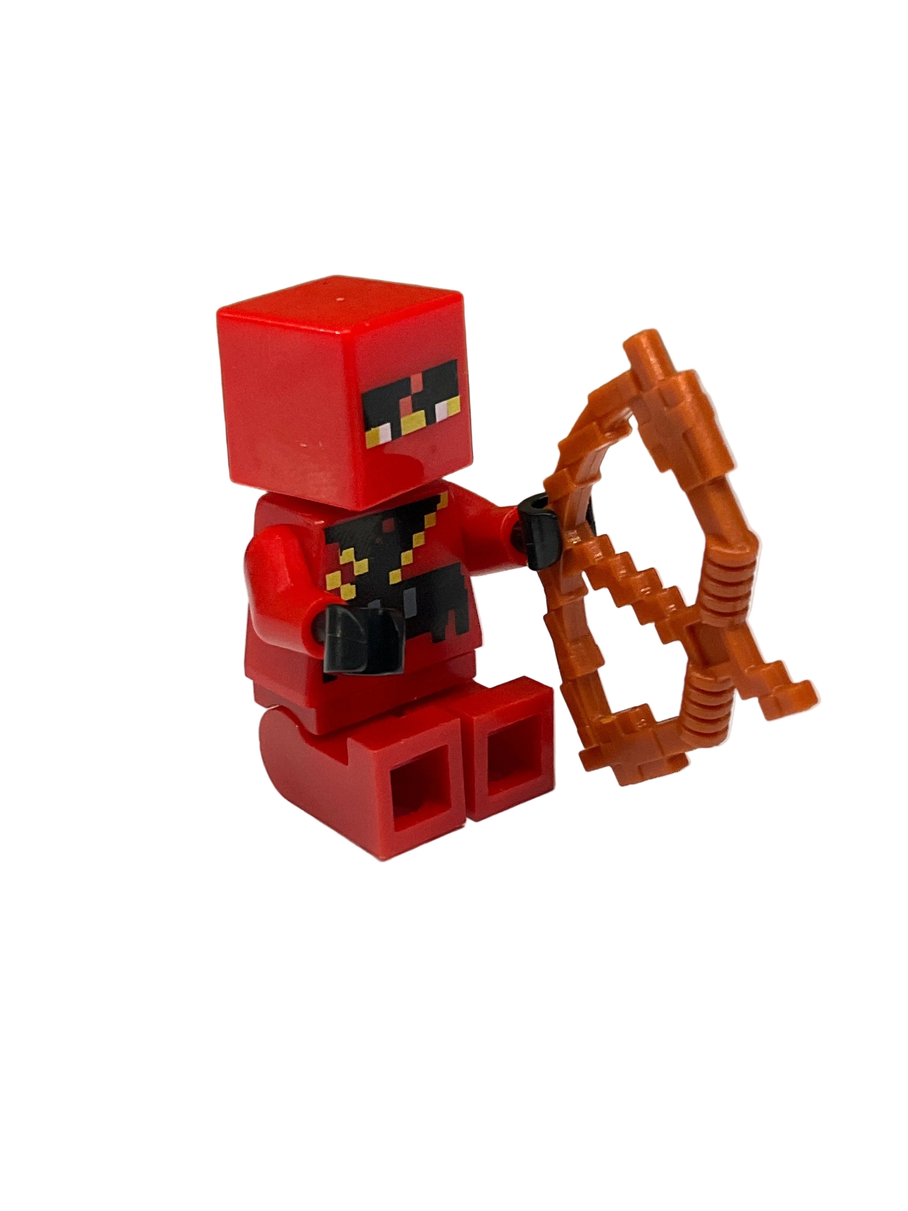Minecraft Red Skin #1 Mini Block Figure