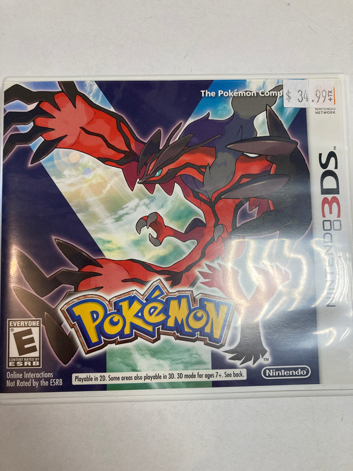 Pokemon Y for Nintendo store 3DS