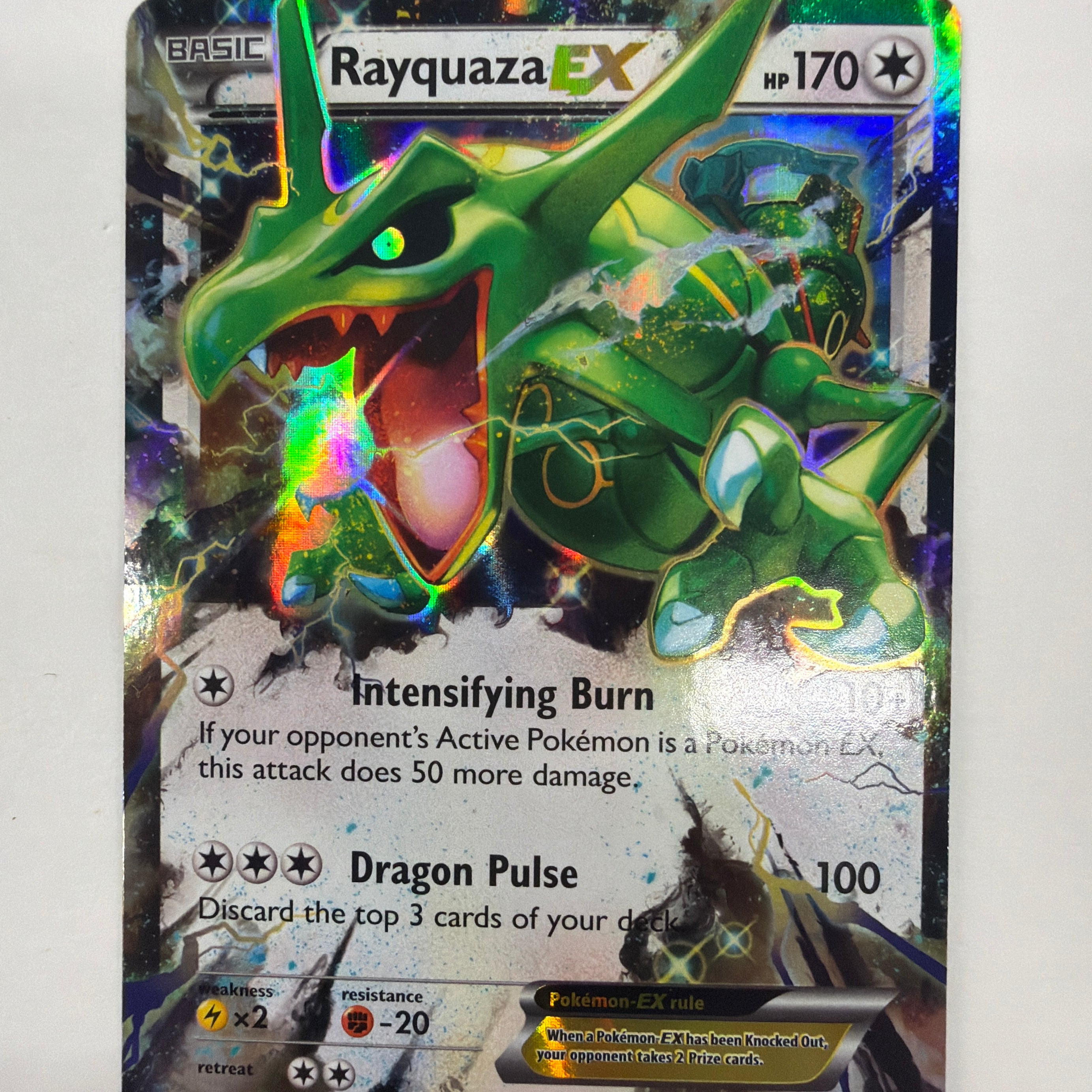 Pokémon TCG -  XY Roaring Skies Rayquaza EX 75/108 MP